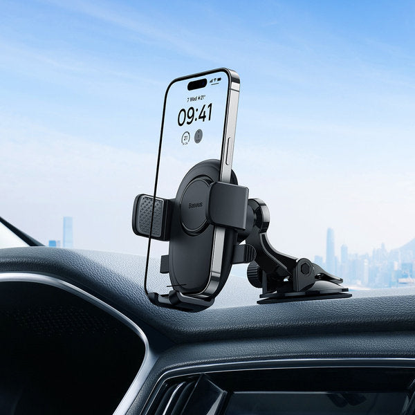 Baseus UltraControl Lite Bilholder, 5.4inch - 7.2inch, Sort