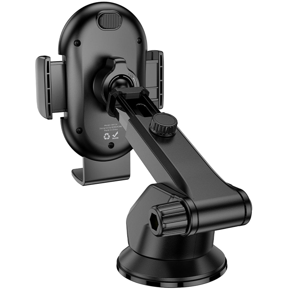 Bilholder Borofone BH134 Rio, 4.5inch - 7inch, Sort