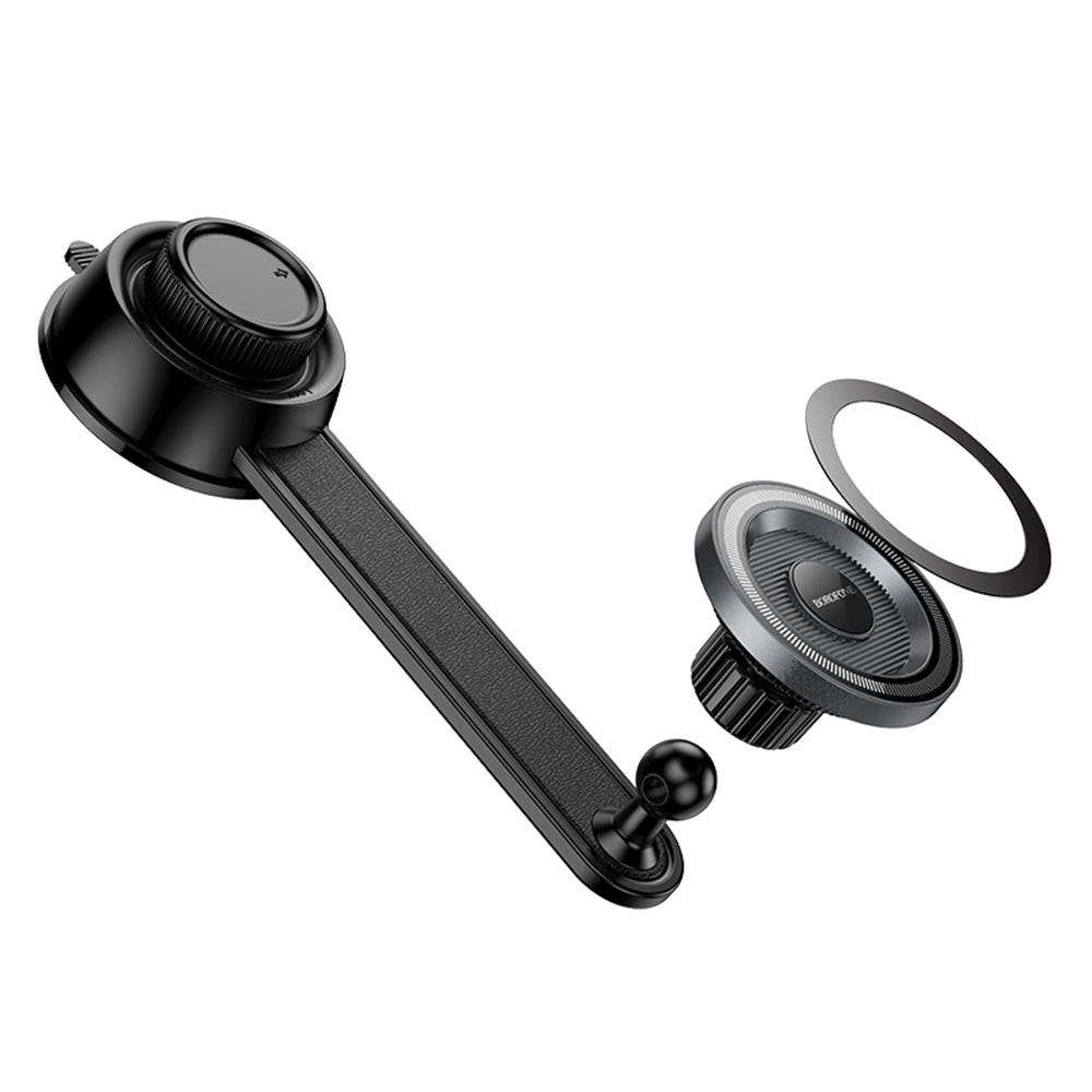 Magnetisk Bilholder Borofone BH123 Profit, 4.5inch - 7inch, Sort