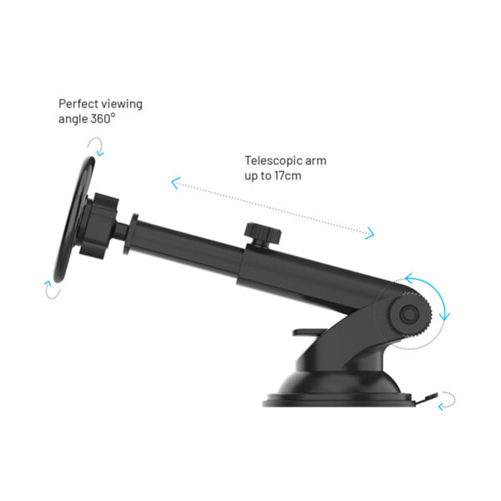 Magnetisk Bilholder Fixed MagMount XL, Universal, Sort