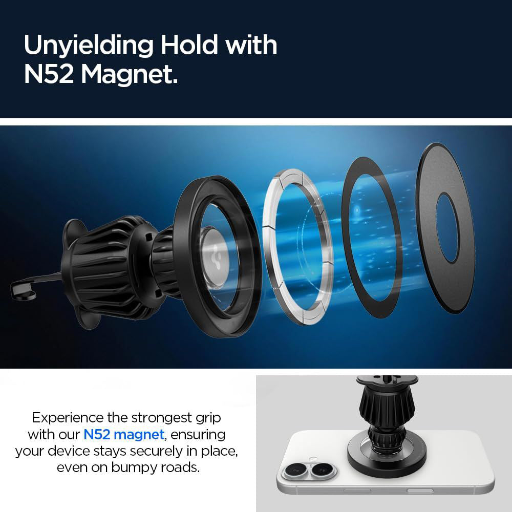 Magnetisk Bilholder Spigen MFT13, Universal, Sort ACP08315