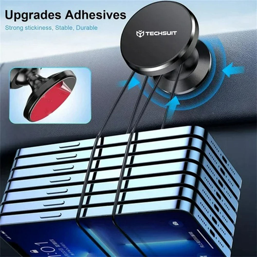 Magnetisk Bilholder Techsuit S10, Universal, Sort