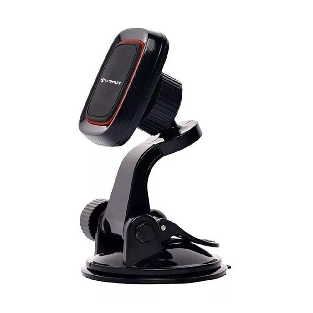 Magnetisk Bilholder Techsuit S6, Universal, Sort Rød