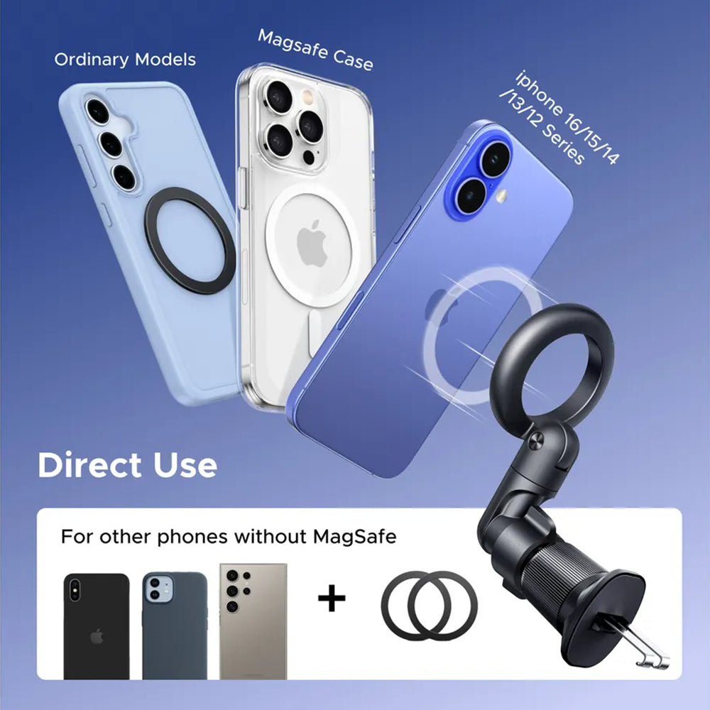 Magnetisk Bilholder UGREEN LP923 (65185), Universal, Sort