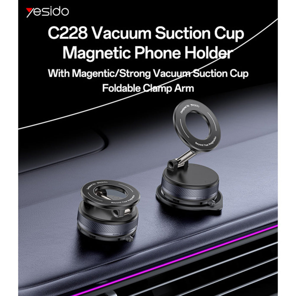 Magnetisk Bilholder Yesido C228, Universal, Sort