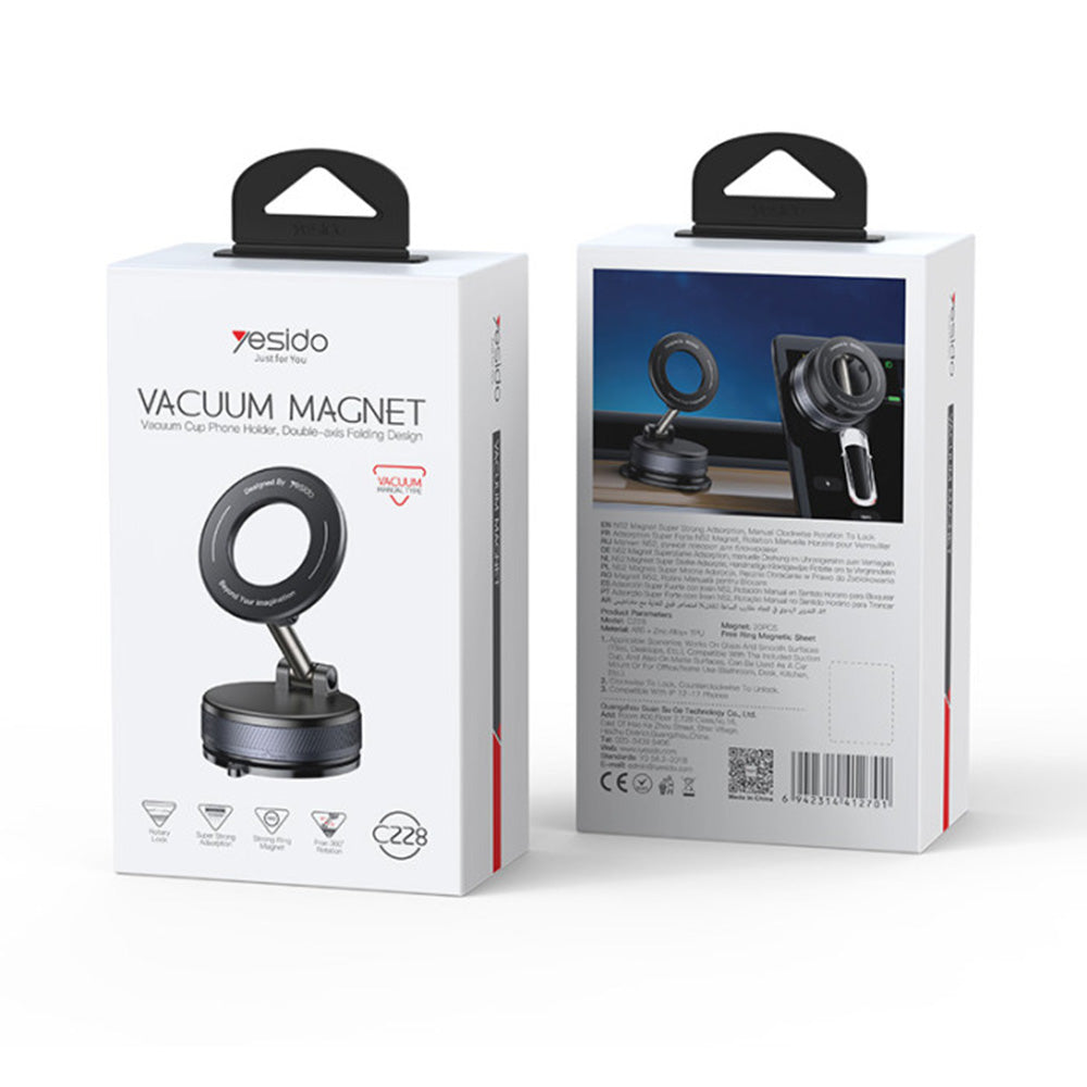 Magnetisk Bilholder Yesido C228, Universal, Sort