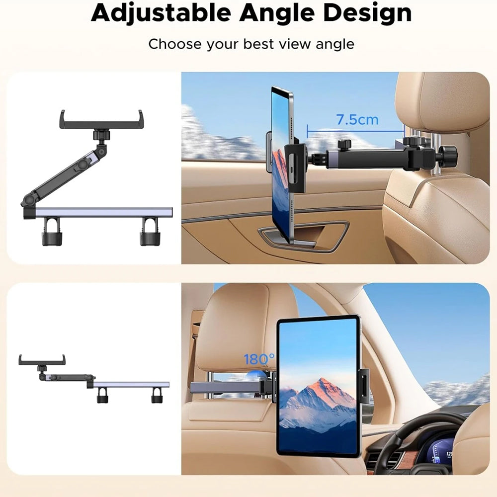 Bilhovedstøtteholder UGREEN LP904 (55443) til Telefon / Tablet, 4.7inch - 9.8inch, Sort