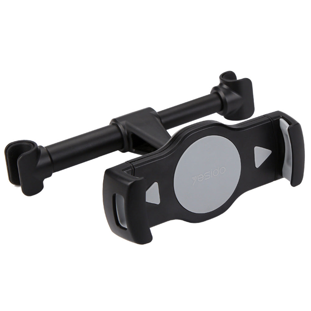 Bilhovedstøtteholder Yesido C29 til Telefon / Tablet, 4inch - 10inch, Sort