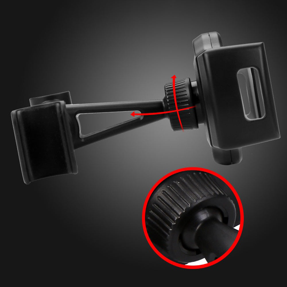 Bilhovedstøtteholder Yesido C29 til Telefon / Tablet, 4inch - 10inch, Sort