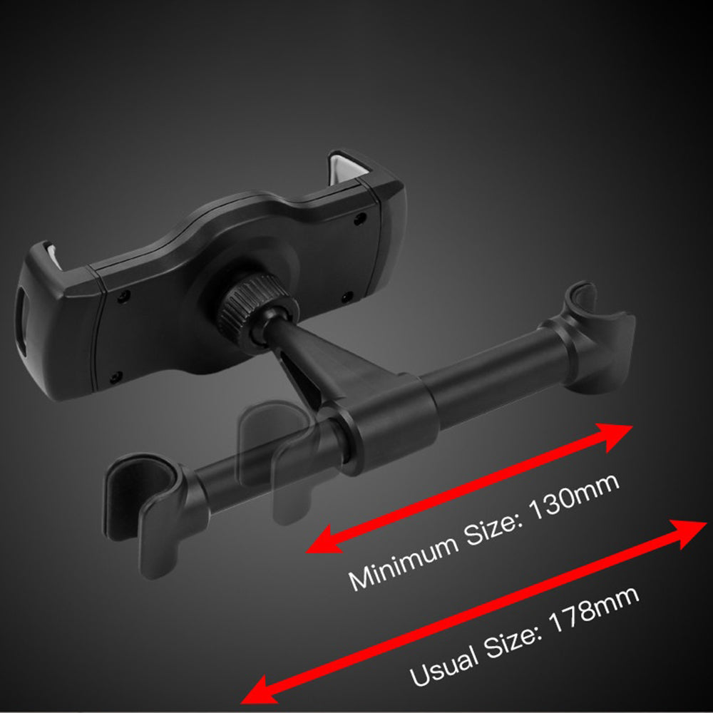 Bilhovedstøtteholder Yesido C29 til Telefon / Tablet, 4inch - 10inch, Sort