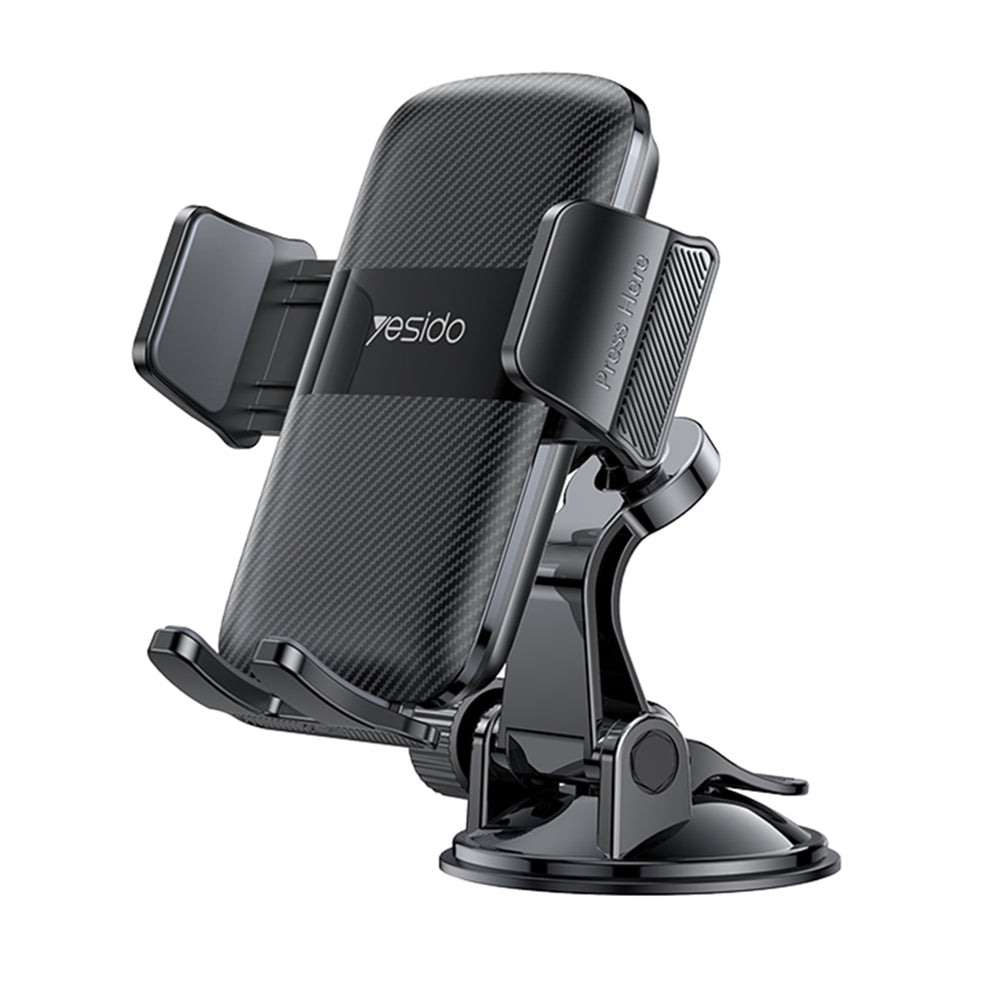 Bilholder Yesido C175, 4.7inch - 7.2inch, Sort
