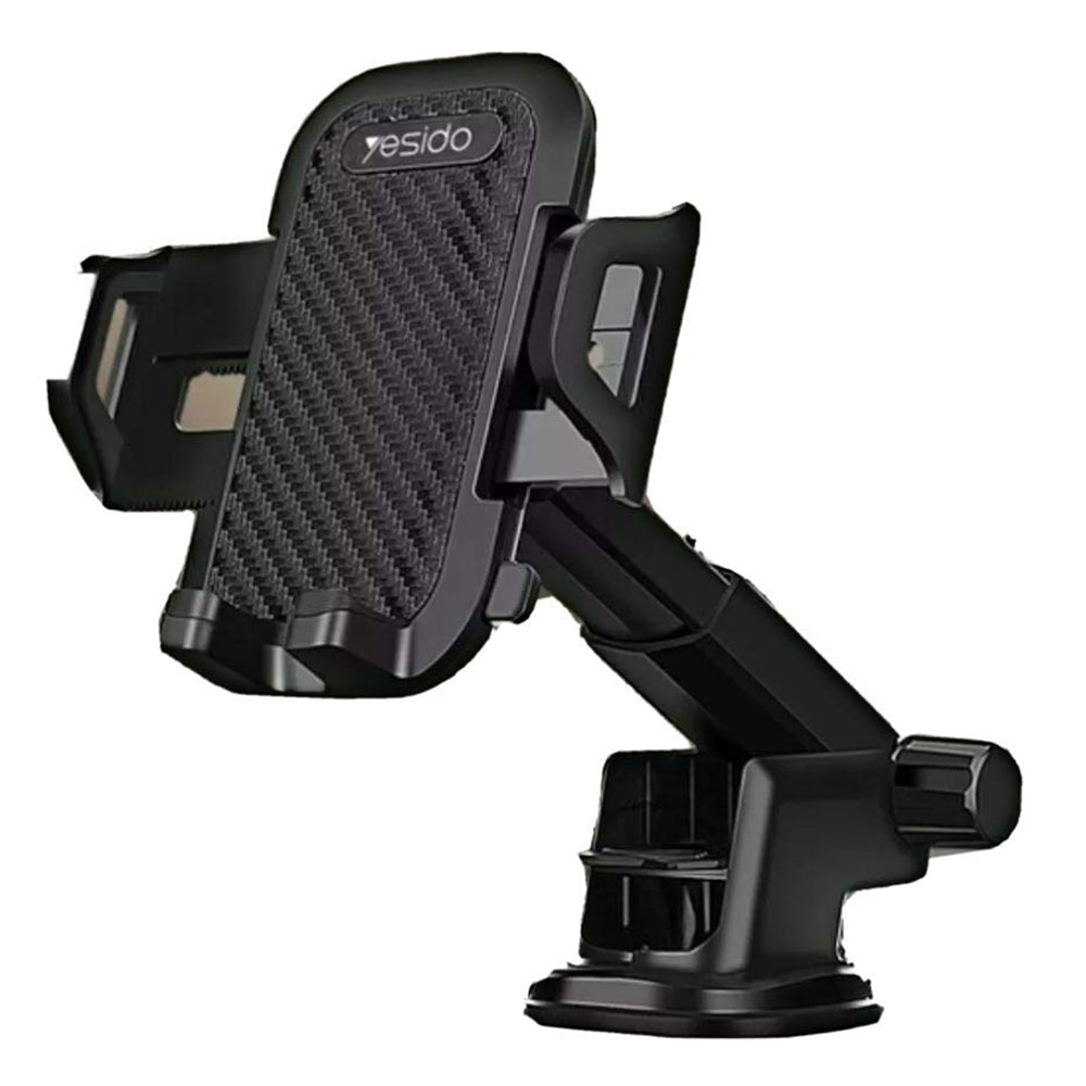 Bilholder Yesido C23, 3.8inch - 6.4inch, Sort