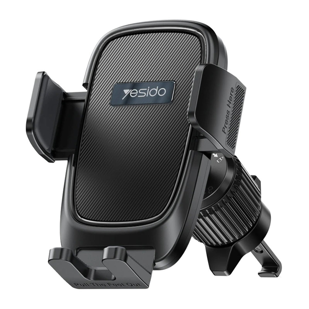 Bilholder Yesido C241, 4.7inch - 7.2inch, Sort