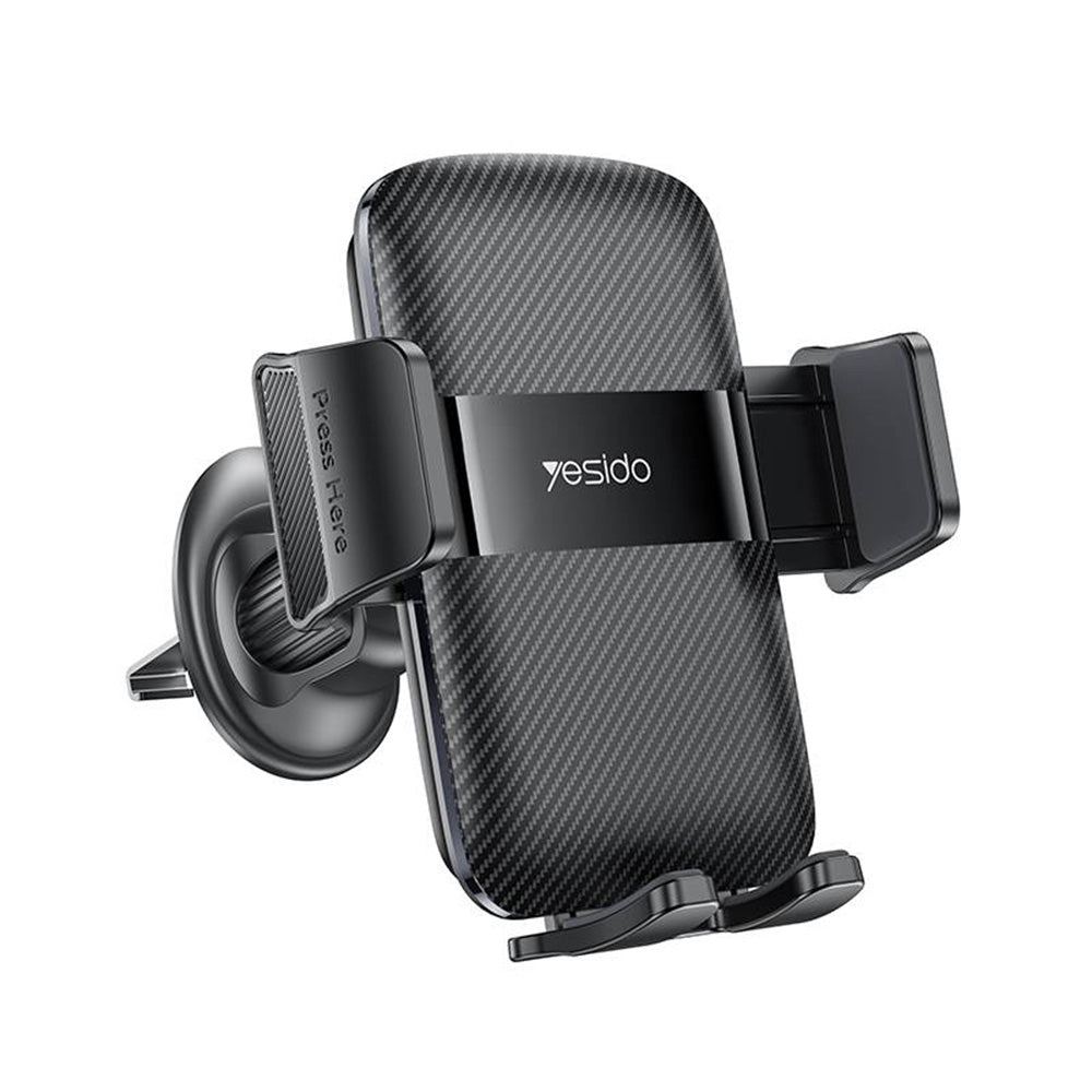 Bilholder Yesido C251, 4.8inch - 7.2inch, Sort
