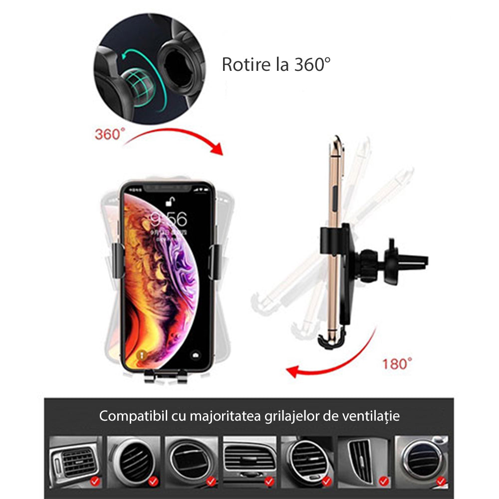 Bilholder Yesido C87, Universal, Sort