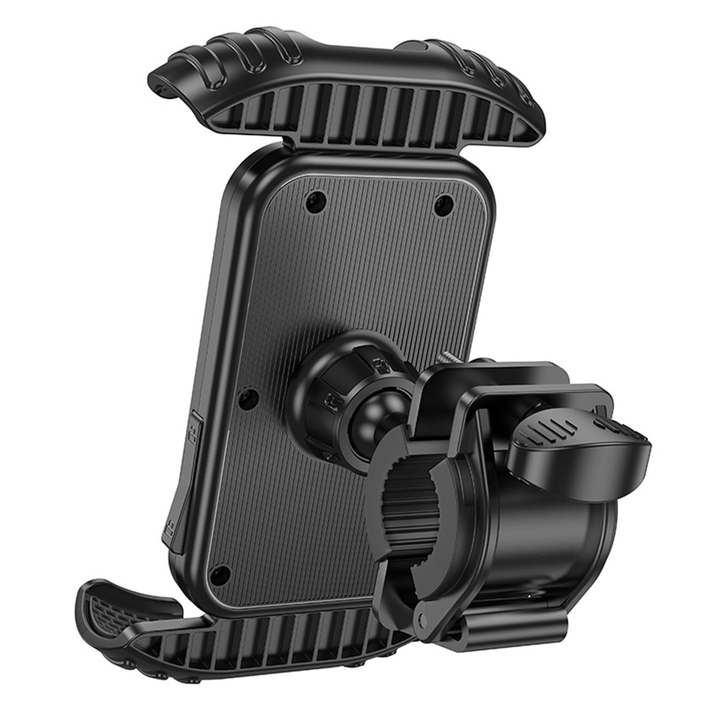 Borofone BH105 Basalt Bicycle Motorcycle Holder, 4.7inch - 7inch, Black
