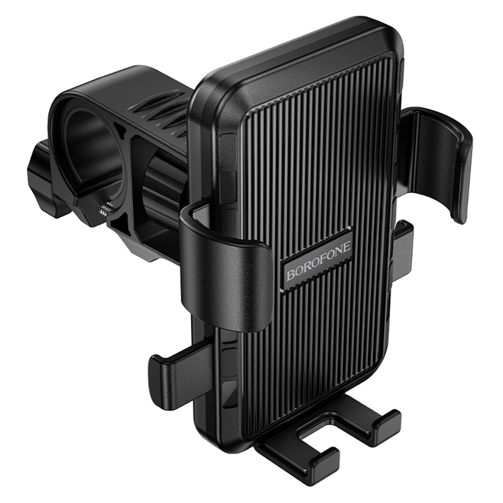 Cykel- og motorcykelholder Borofone BH13 Knight, 4.5 tommer - 7 tommer, Sort