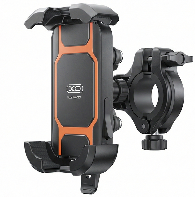 Cykel- og Motorcykelholder XO Design C201, 4,5 tommer - 7 tommer, Sort Orange