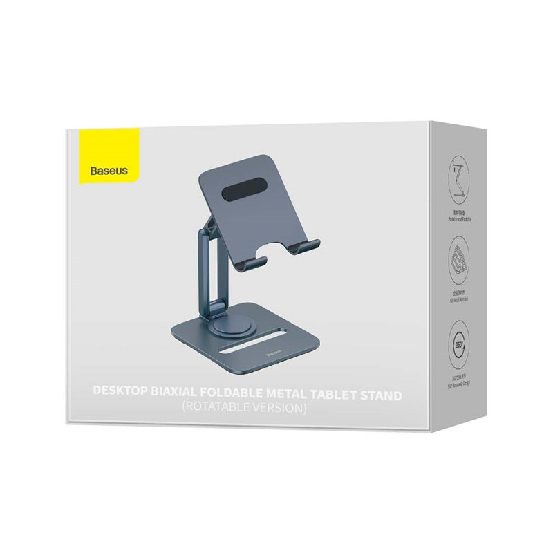 Baseus Biaxial Bordholder til Telefon / Tablet, Universal, Mørkegrå B10431801811-00