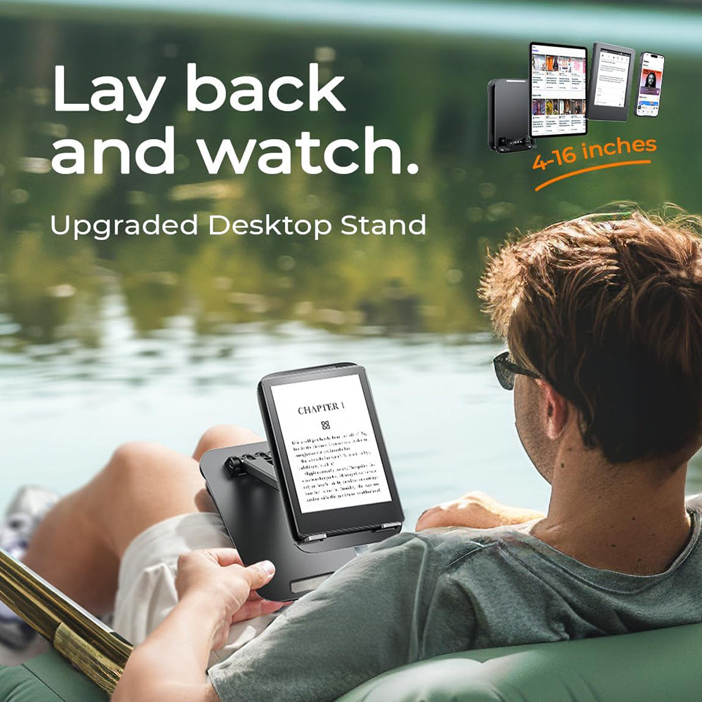 Lisen Skrivebordsstøtte til Telefon / Tablet, 4inch - 15.9inch, Sort YL0424080007