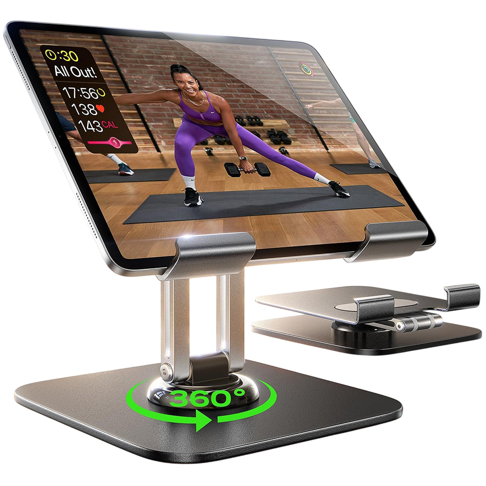 Lisen Q18 Skrivebordsstøtte til Telefon / Tablet, 4.7inch - 12.9inch, Sort YL0423120002