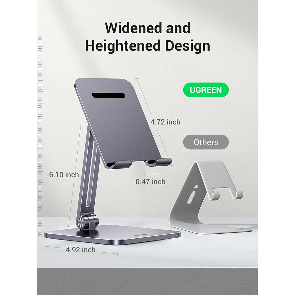 UGREEN LP134 Skrivebordsstøtte til Telefon / Tablet, 6.1inch - 12.9inch, Grå
