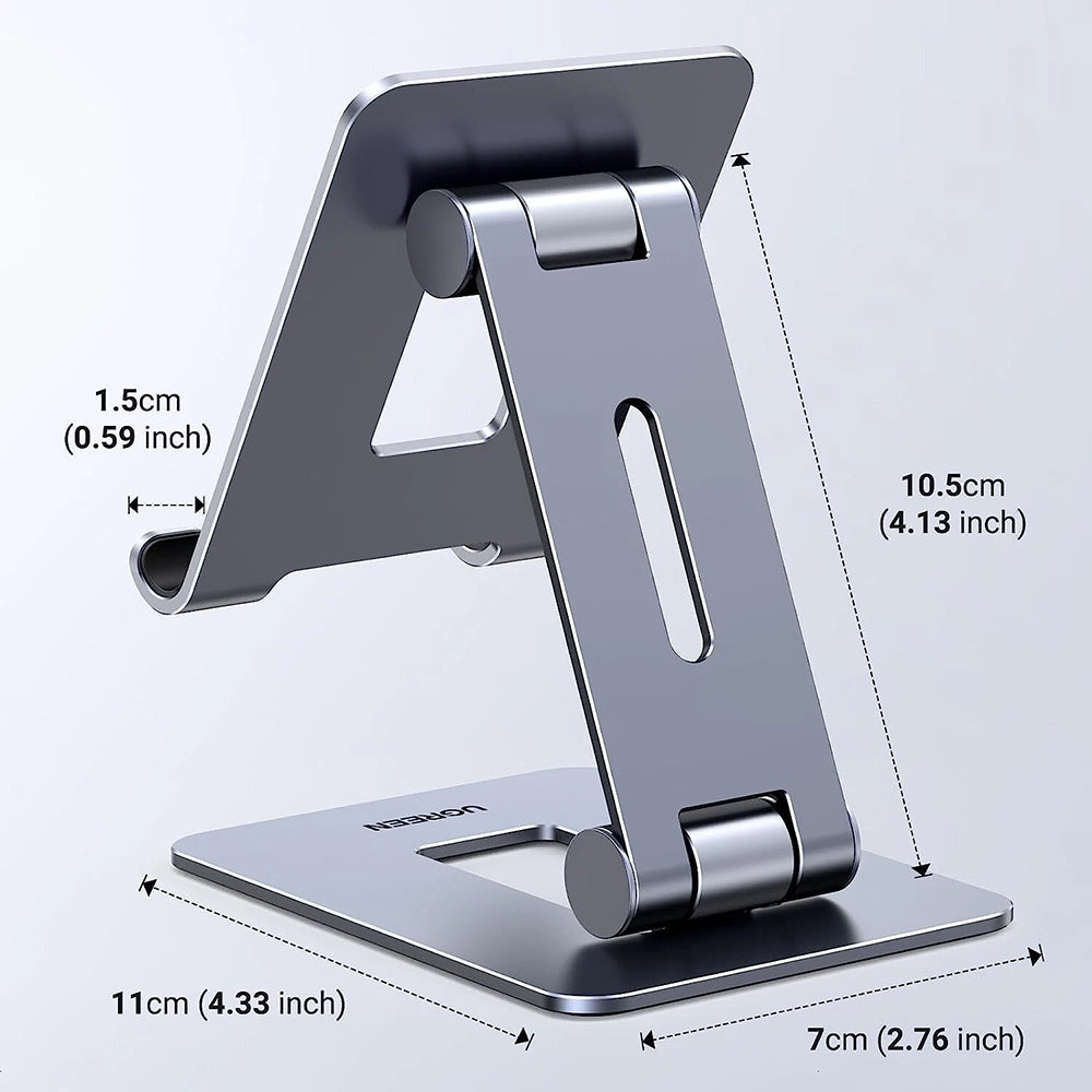 UGREEN LP678 (15608) bordholder, 4inch - 7.9inch, Grå