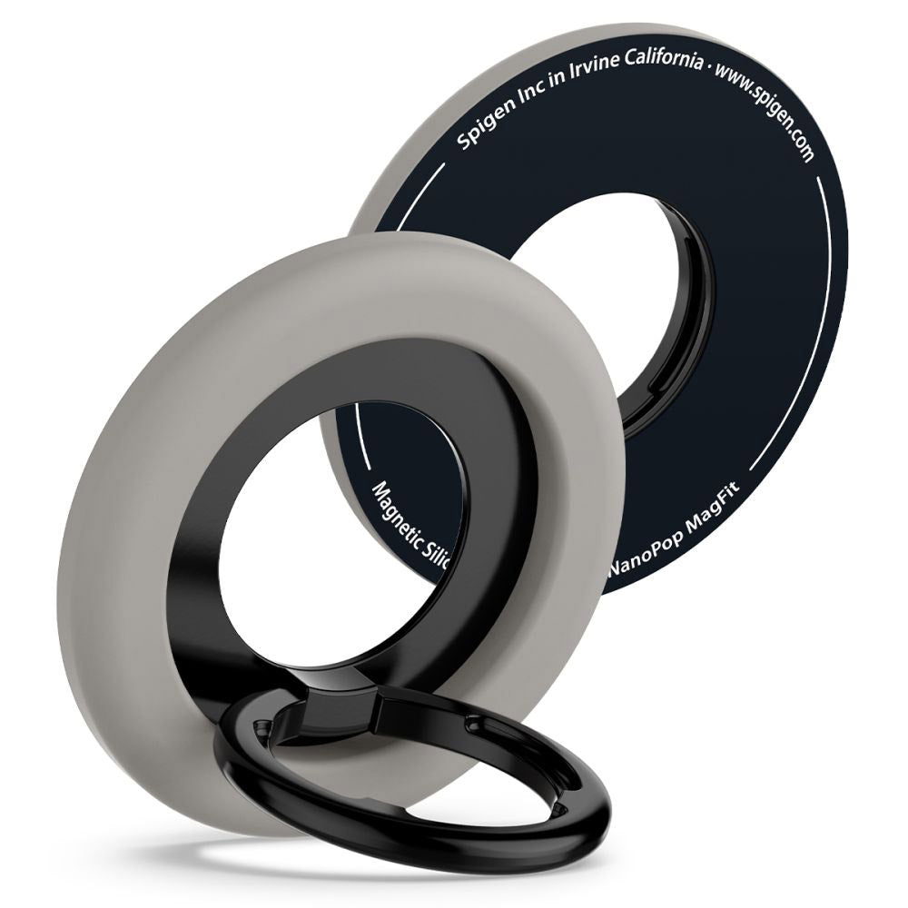 Spigen Nano Pop Ring Holder, Universal, Grå AMP09032