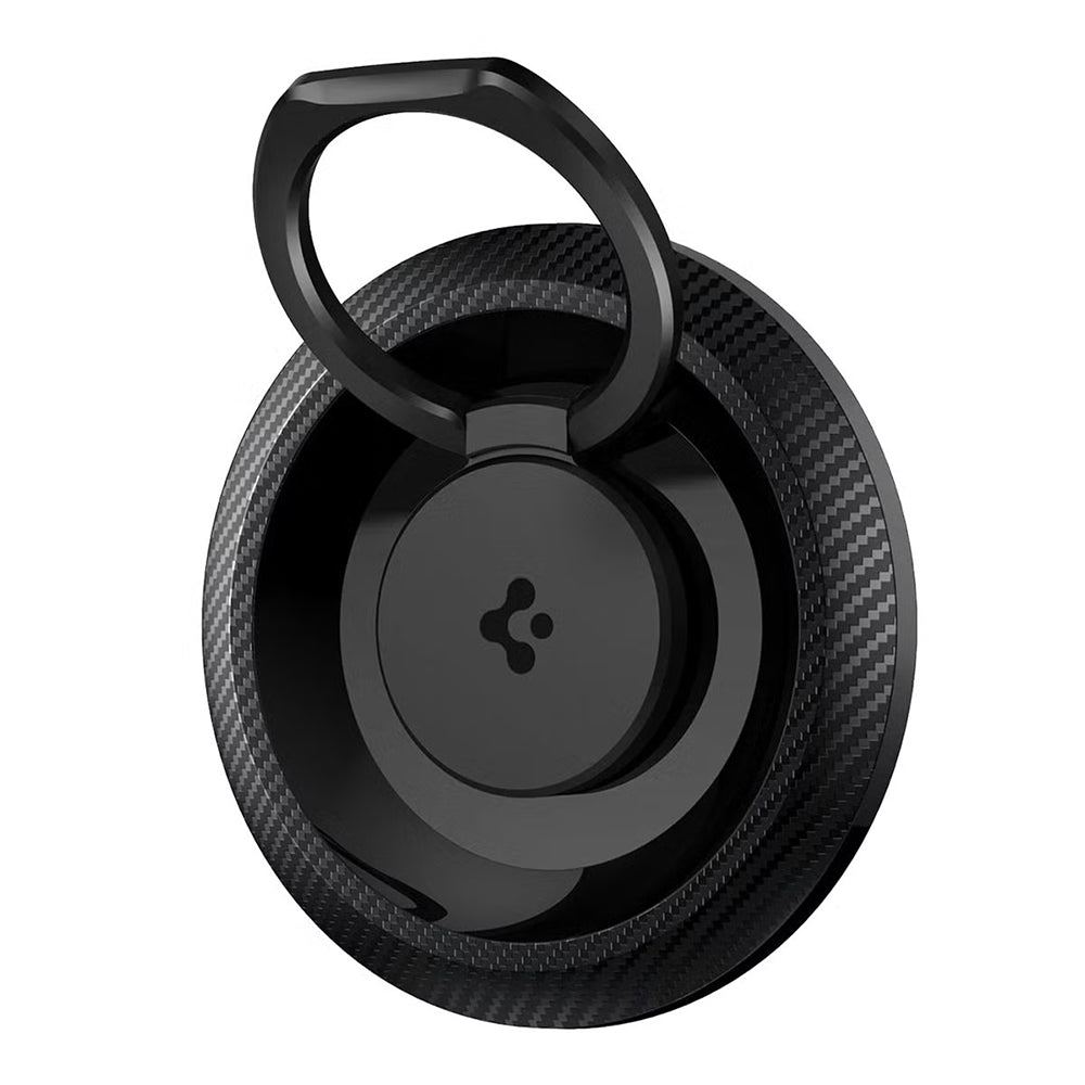 Spigen O-Mag OM100 Carbon Ring Holder, Universal, Sort AMP05505