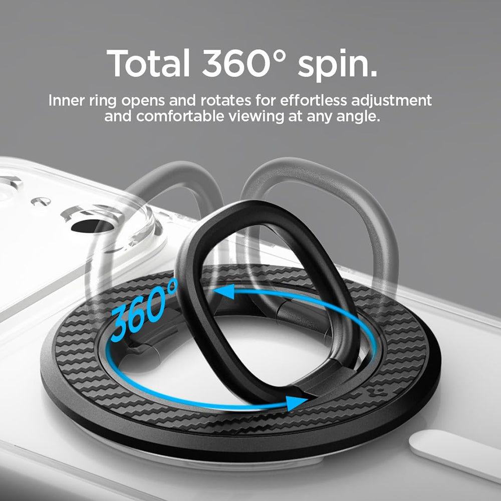 Spigen O-Mag OM106 Ring Holder, Universal, Sort AMP09334