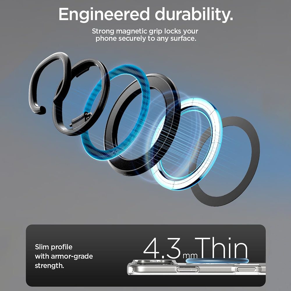 Spigen O-Mag OM106 Ring Holder, Universal, Sort AMP09334