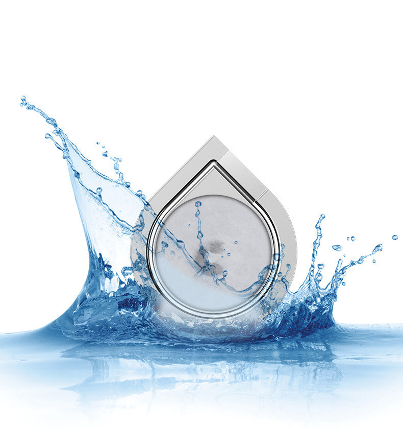 Techsuit Water Drop Ringholder, Universal, Sort