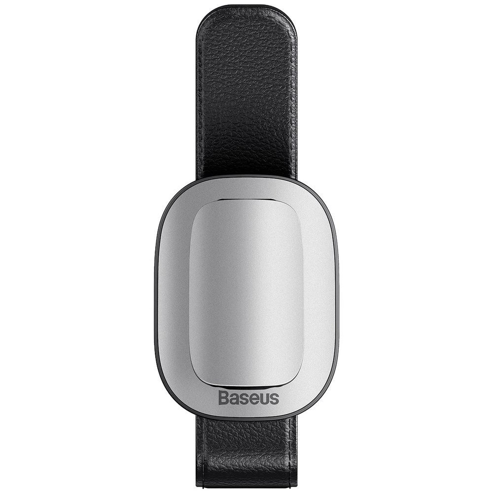 Baseus Platinum Platinum Clip solbrilleholder med parasol, sølv ACYJN-B0S