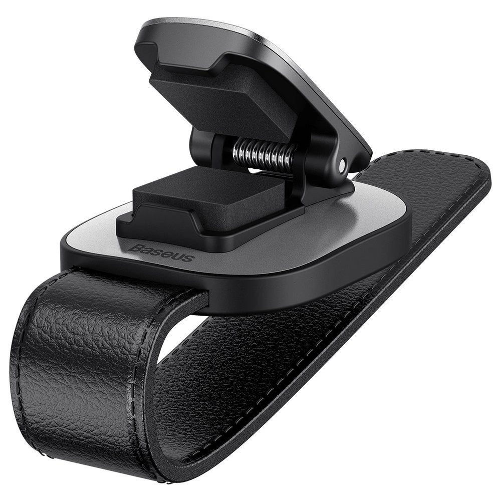 Baseus Platinum Platinum Clip solbrilleholder med parasol, sølv ACYJN-B0S