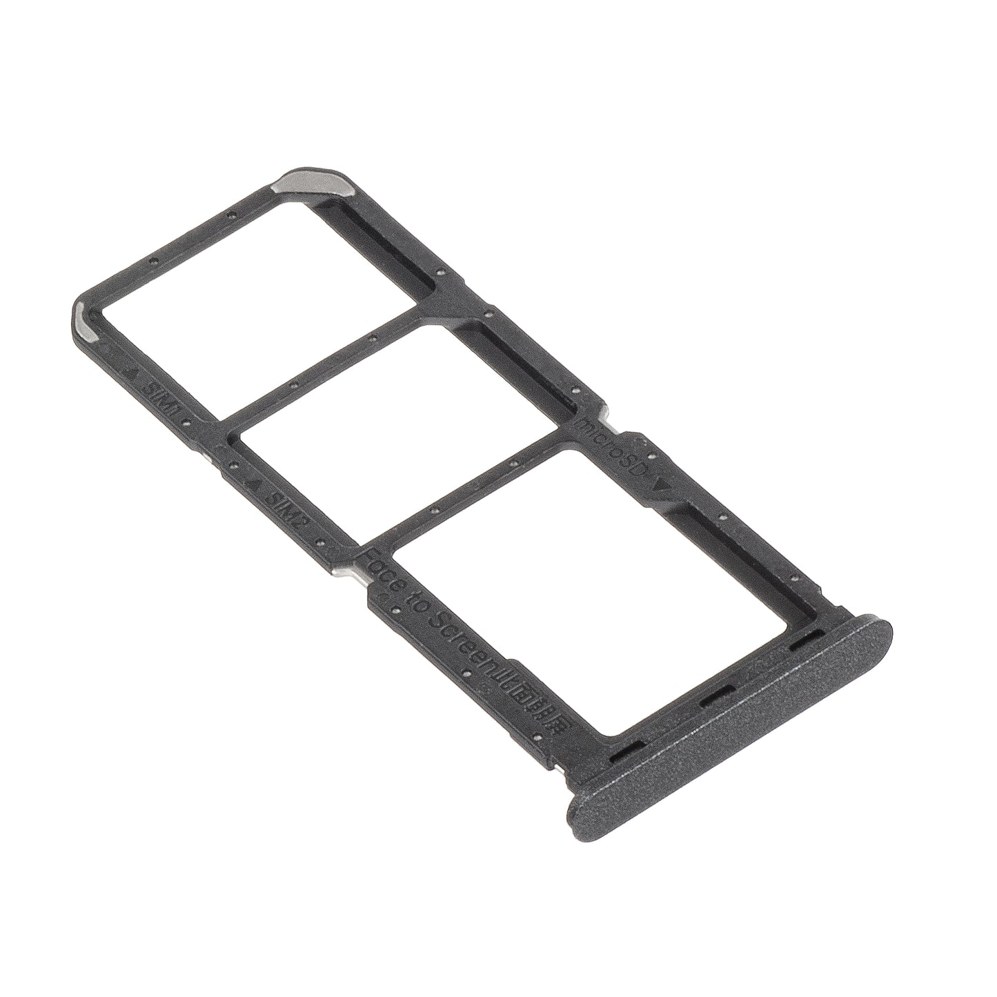 SIM-holder - kort Oppo A18, sort (glødende sort)