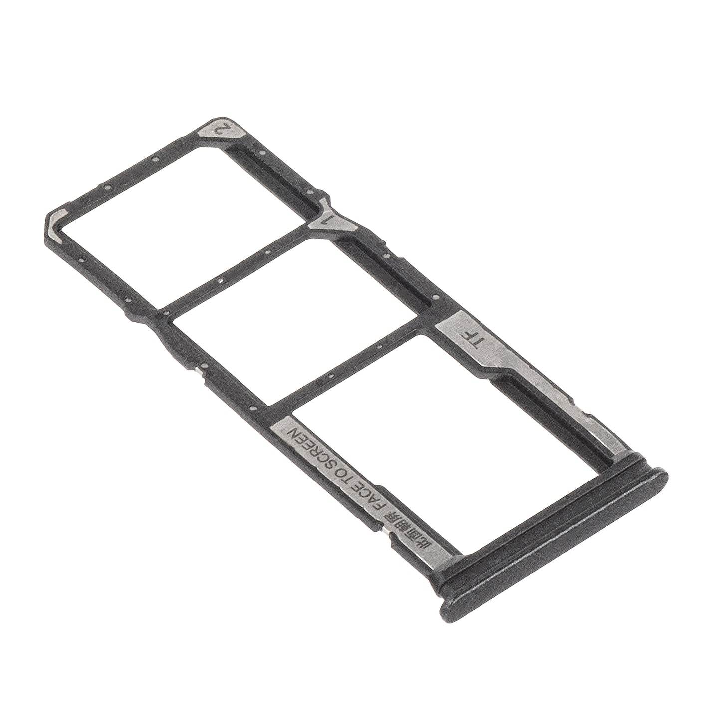 SIM-holder - Kortholder Xiaomi Redmi 13C, Sort (Midnight Black)