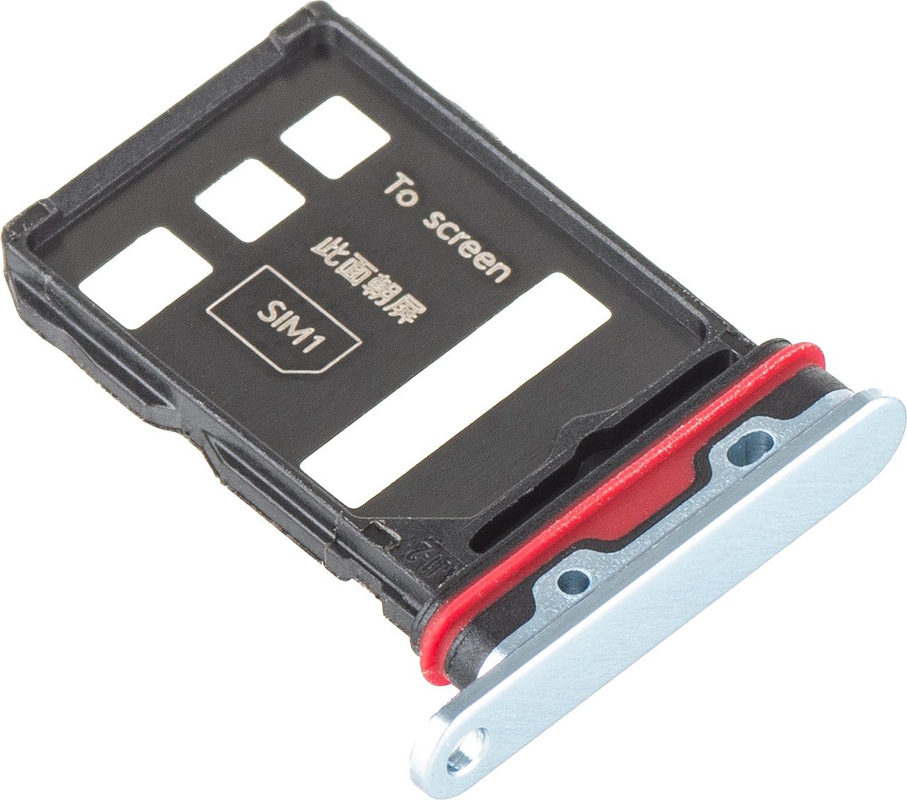 SIM-kort holder til Honor Magic7 Pro, Blå (Breeze Blue), Servicepakke 5167AAMS