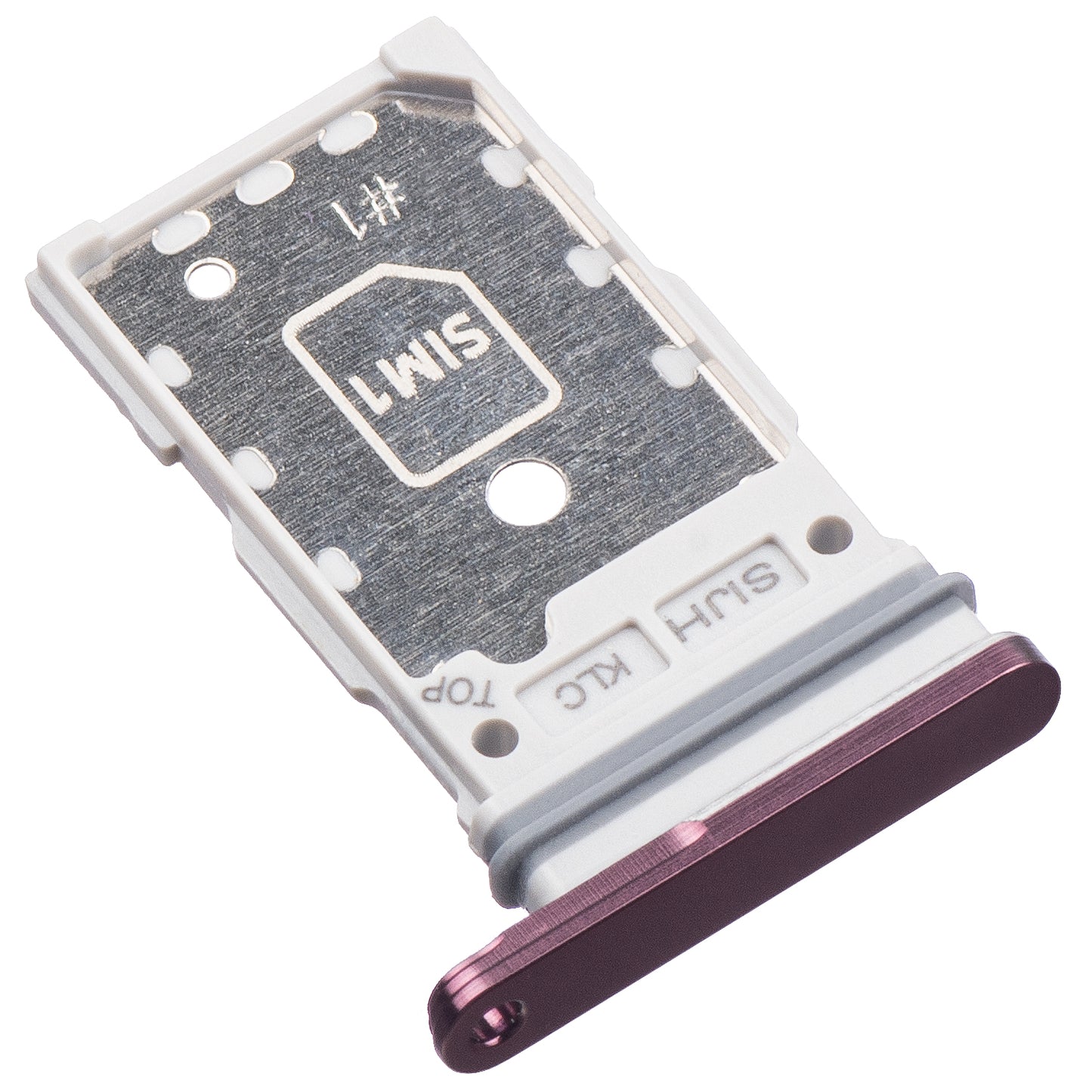 SIM-kortholder Samsung Galaxy S22 Ultra 5G S908, Dual SIM, Burgundy (Mov)