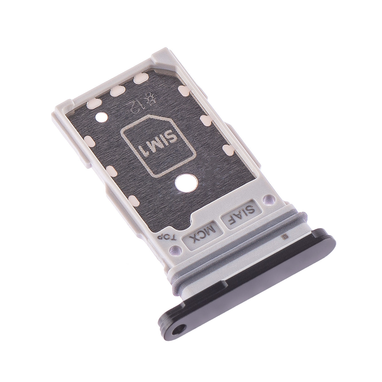 SIM-kortholder til Samsung Galaxy S23+ S916 / S23 S911, Dual SIM, Sort (Phantom Black)