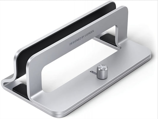 UGREEN LP258 lodret holder (29277) til bærbar computer med tykkelse 12mm - 26mm, sølv