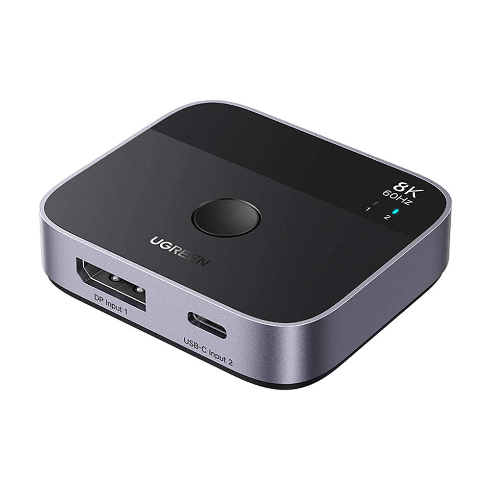 Switch Video DisplayPort / USB-C UGREEN 65878, Sort