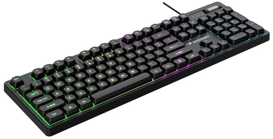 Gaming Tastatur Wired USB WZK WKG-200, RGB, 1,5m, Sort