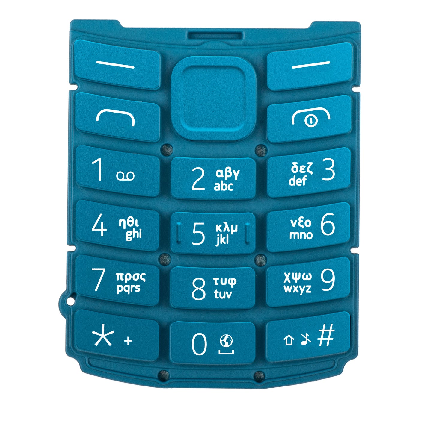 Græsk tastatur til Nokia 105 4G 2nd Edition, Blå