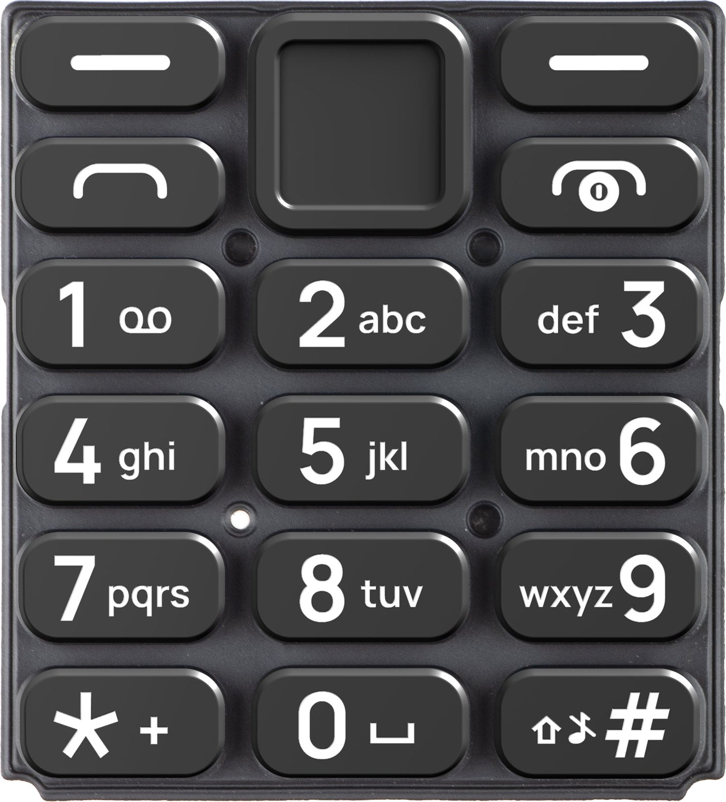 Latinsk Tastatur HMD 105 4G, Sort, Service Pack 5010001015SH0
