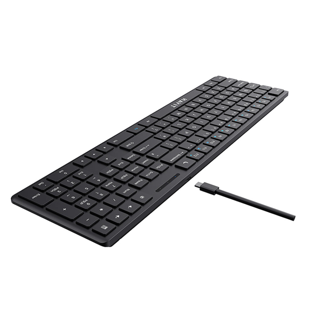 Tastatur Wired USB HAVIT KB252, USB-C, 1,5 m, Sort