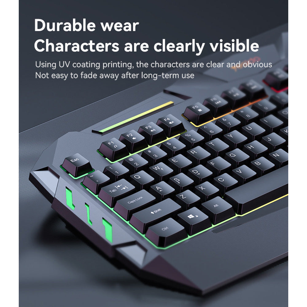 Yesido KB21 Wired USB Gaming Keyboard, RGB, 1.5m, Black