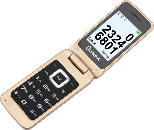 Mobiltelefon Olympia Luna Dual SIM, Guld 2212