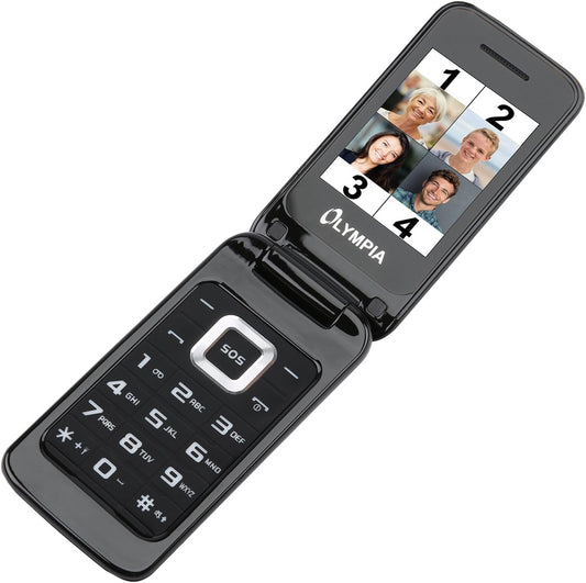 Mobiltelefon Olympia Luna Dual SIM, Sort 2210