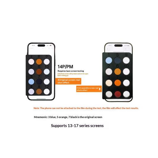 Mr.Yang Display Polariseringstester til Apple iPhone 13 - 17 Serien