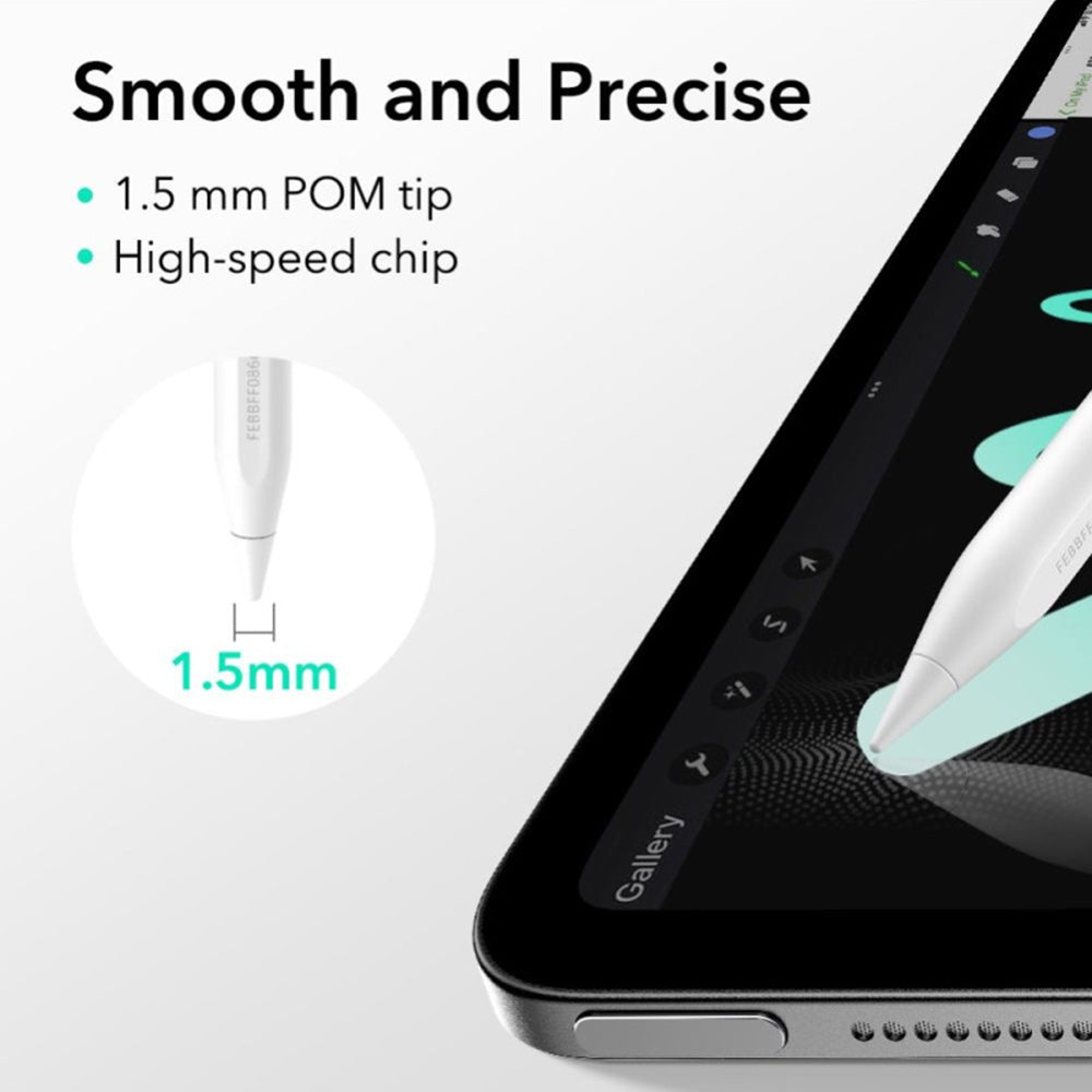 Touch Pen ESR Geo til Apple iPad, Aktiv Version, Hvid